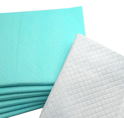 60x90 Underpads Sekali Pakai Perawatan Rumah Sakit Bantalan Urin Sekali Pakai Biodegradable Untuk Orang Dewasa