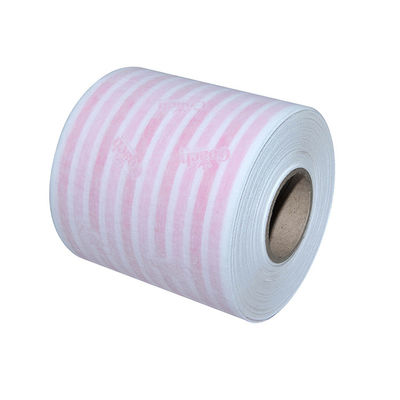 Nonwoven Back Sheet 18um 90um PE Laminated Film Untuk Popok Bayi Popok