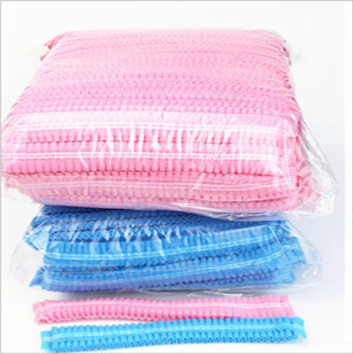 ISO9001 TS16949 Clear Plastic PE Shower Cap Untuk Kamar Mandi Salon