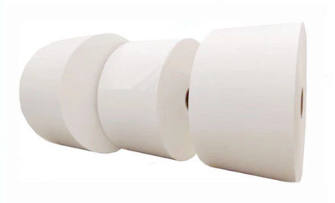 Polyethylene Disposable 70gsm Bernapas PE Film Fabric Polyester Untuk Pakaian Pelindung Sipil