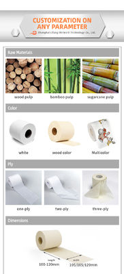 Kamar Mandi 13.5g 100mm Tissue Napkin Paper Jumbo Roll Kertas Toilet