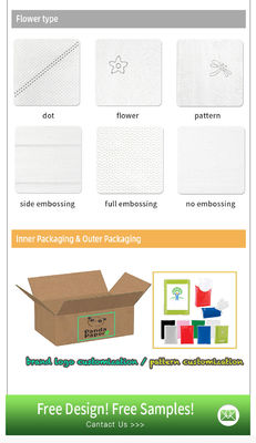 300mm Tissue Napkin Paper Disposable Guest Hand Towels Untuk Kamar Mandi