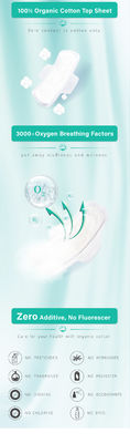 Disposable Lady Soft Sanitary Pad Katun Pembalut Wanita Biodegradable