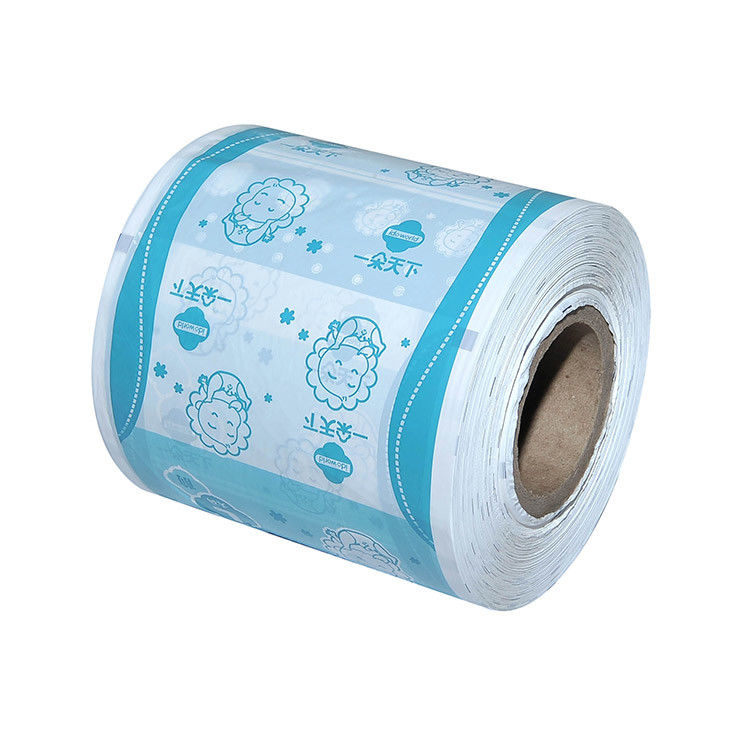 Dicetak Topi Mandi Mandi Lembut Kain Non Woven Sanitary Back Sheet Bernapas Pe Dewasa Bayi